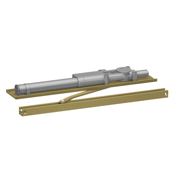 2034-BUMPER LH BRASS Concealed-in-Door Closers